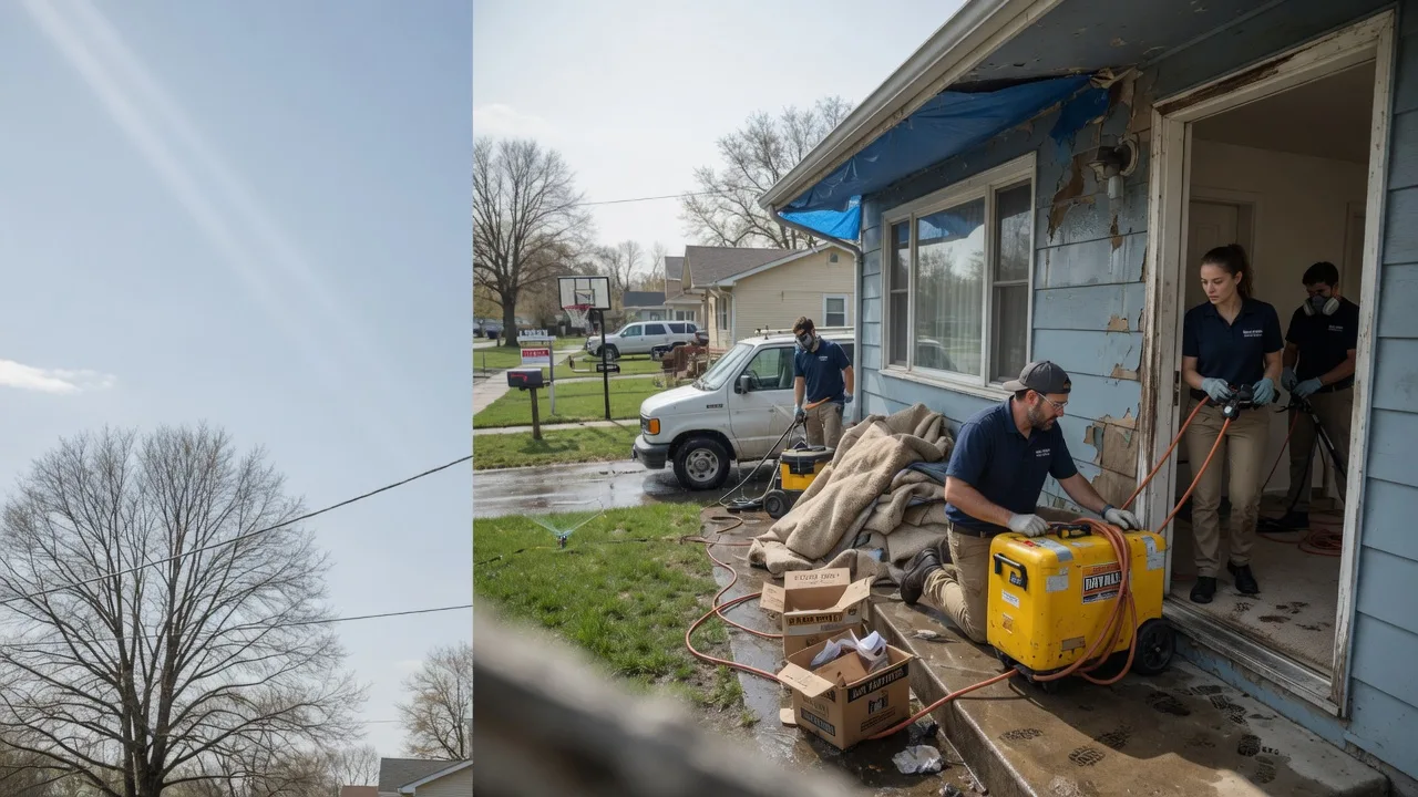 Basement Flood Cleanup in Danville, IA near me